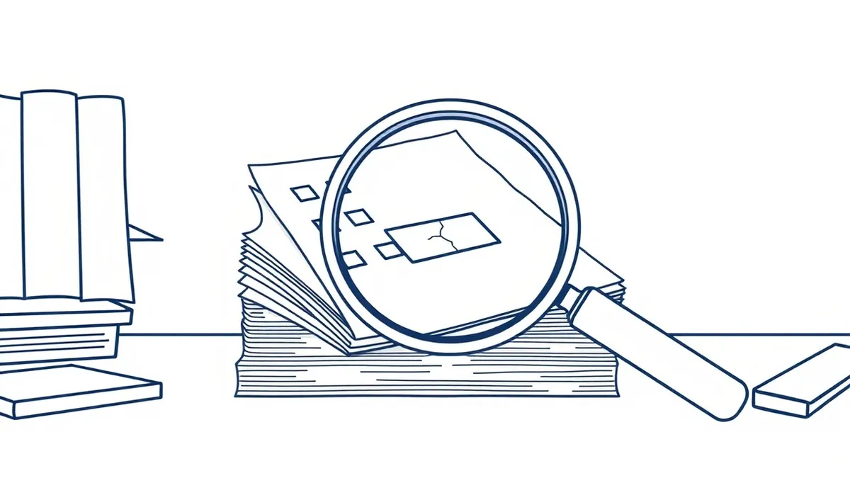 Illustration: A thick stack of blank white checklists sits on a polished desk.